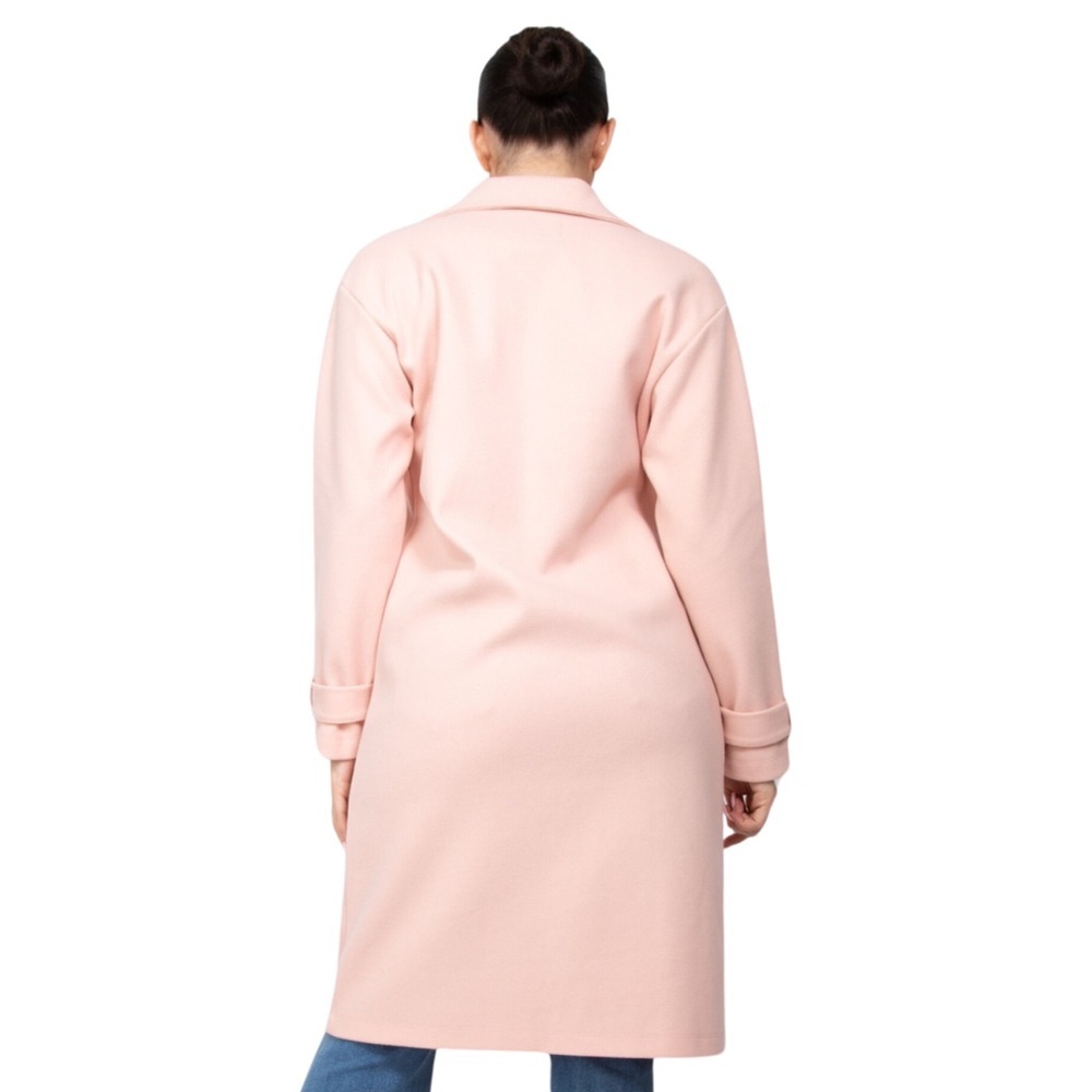 NWT Light Pink Collared Coat - Picture 4 of 6